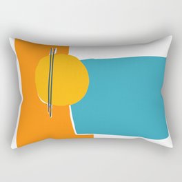 beutiful sunset summer scenery abstract artwork Rectangular Pillow