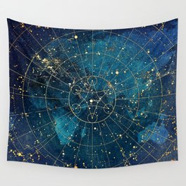 Star Map :: City Lights Wall Tapestry