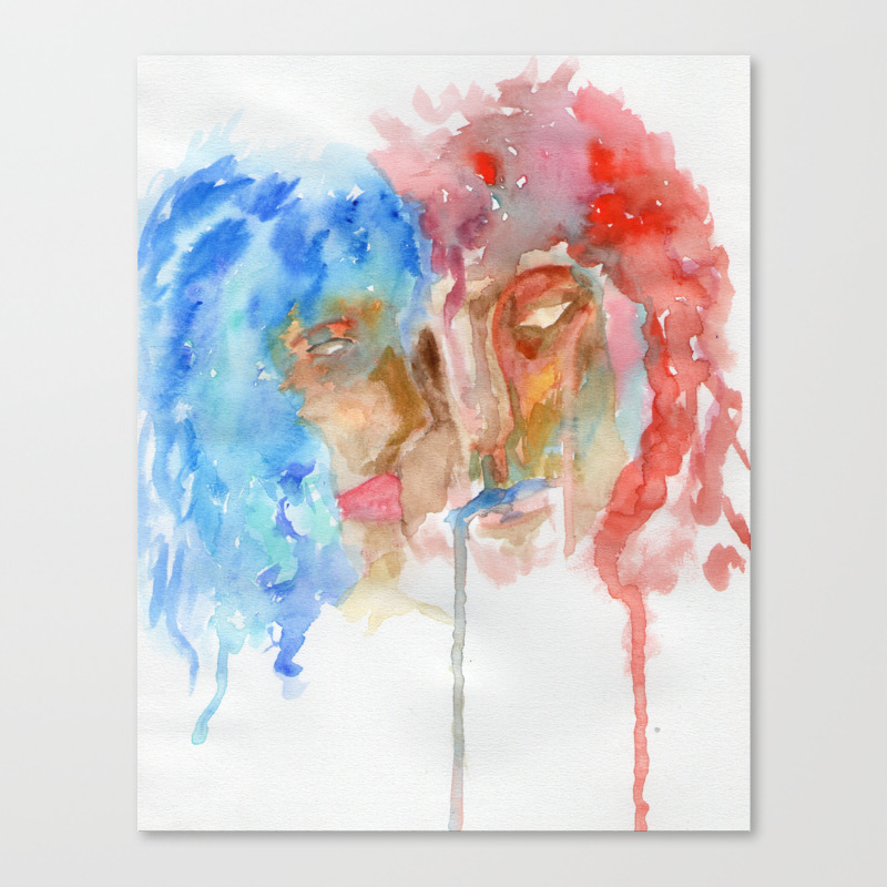 Forbidden Love Canvas Print By Gaze Society6