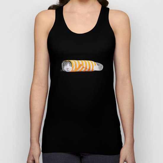 Cat in the paper Unisex Tank Top
