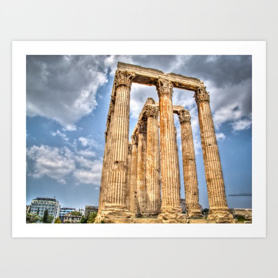 Temple of Zues Art Print