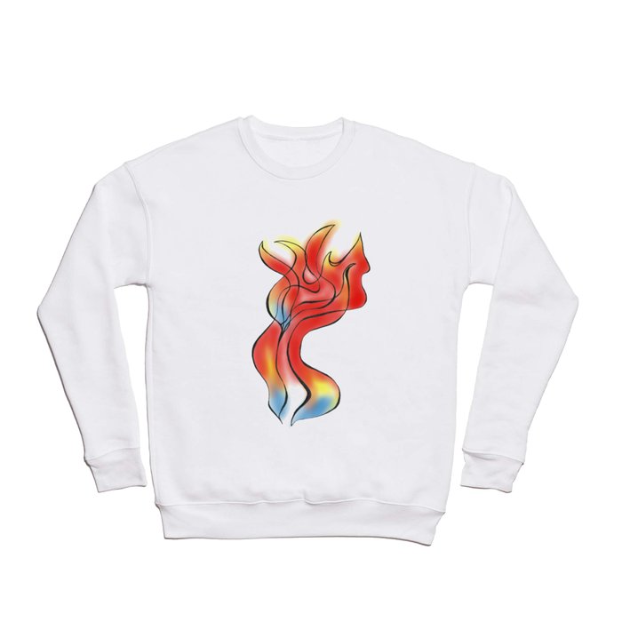 Dancing Flame Crewneck Sweatshirt