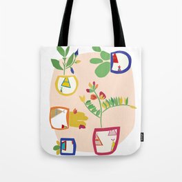 Casa Potted Plants Tote Bag
