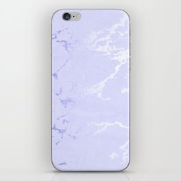 Very Peri 2022 Color Of The Year Periwinkle Marble Kintsugi Ceramic II iPhone Skin