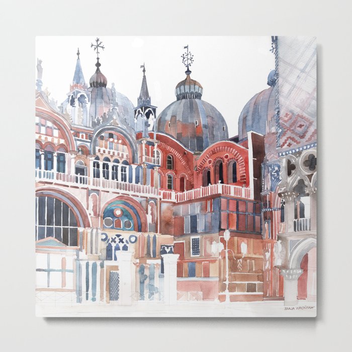 Basilica San Marco, Venezia Metal Print