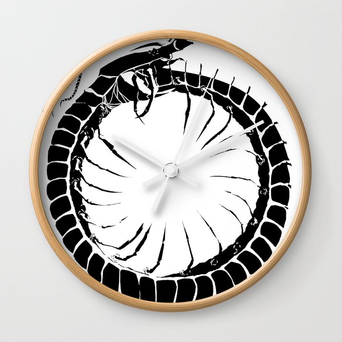 Ouroboros Centipede Wall Clock