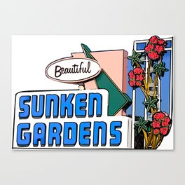 Sunken Gardens Saint Pete Canvas Print