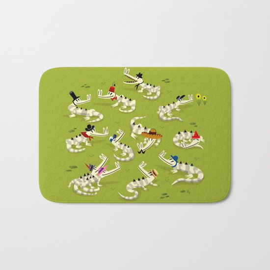 Crocodile Couture Bath Mat