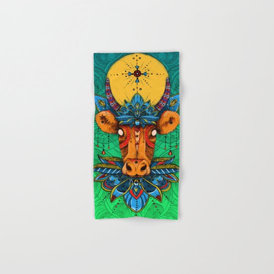 Holy Cow! Lotus. Hand & Bath Towel