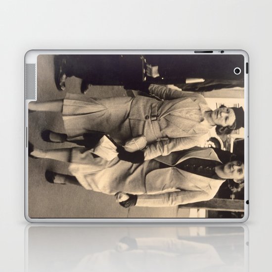 Caught off guard by a street photographer - the war years Laptop & iPad Skin