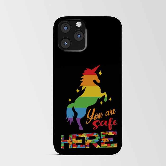 You are safe here iPhone Card Case