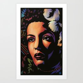 Billie Holiday Art Print
