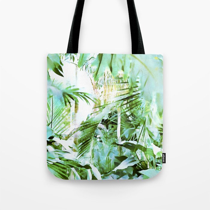 Summer Palm Garden Tote Bag
