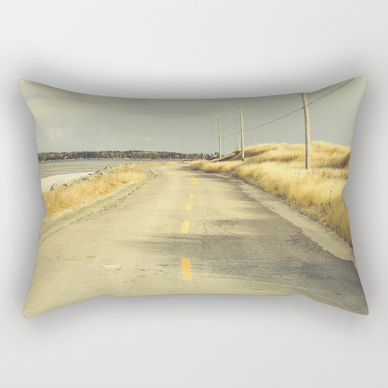 The Road to the Sea Rectangular Pillow