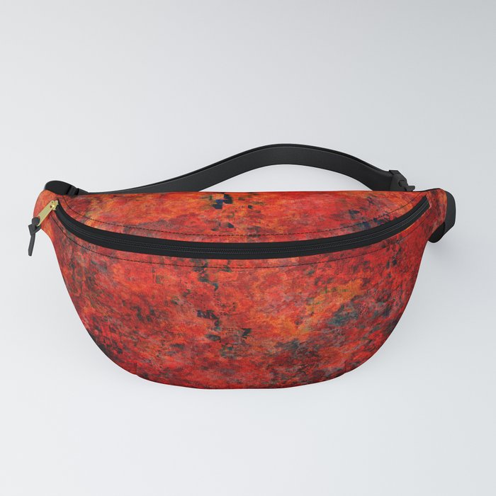 Warm dark and red wall Fanny Pack