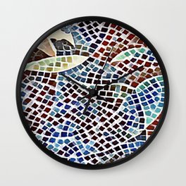 Nine Koi Part I Wall Clock