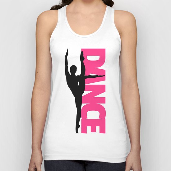 Dance Text Girl Quote Unisex Tank Top