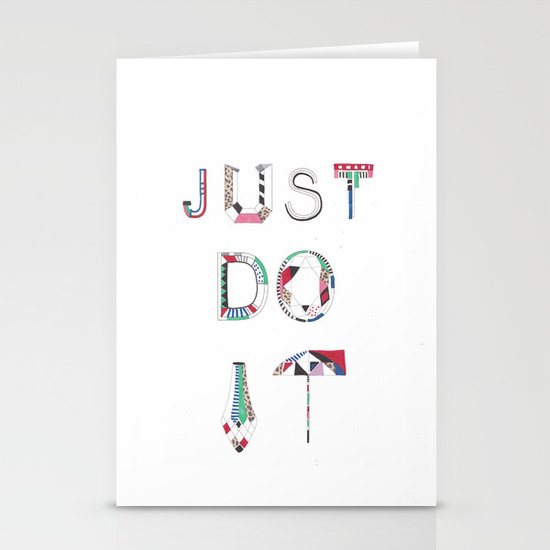 JUST DO IT Stationery Cards