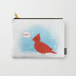 Winter Cardinal Carry-All Pouch