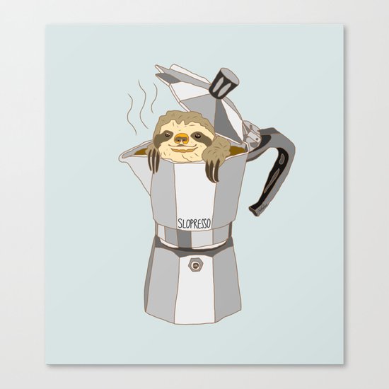Slopresso Canvas Print