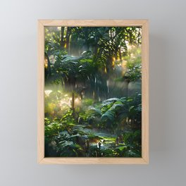 Radient Rainforest Framed Mini Art Print
