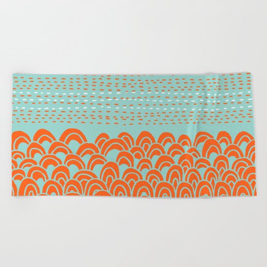 Infinite Wave Beach Towel