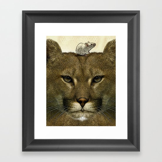 tom and jerry Framed Art Print