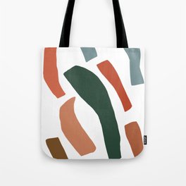 Abstract Shapes Multi Coloured Tote Bag