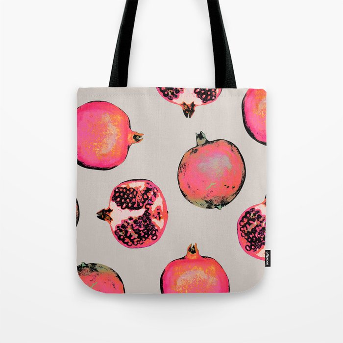 Pomegranate Pattern Tote Bag