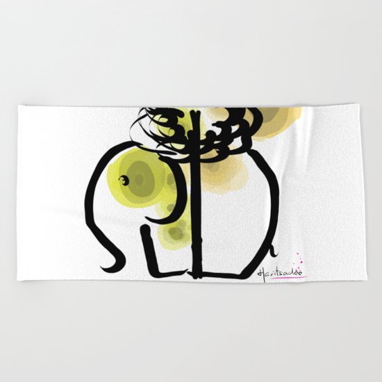 design 10 Beach Towel