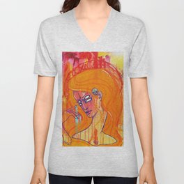 Our Lady of Radiation V Neck T Shirt