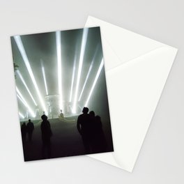 Fantasy Light cycles laser light show Adelaide South Australia Stationery Card
