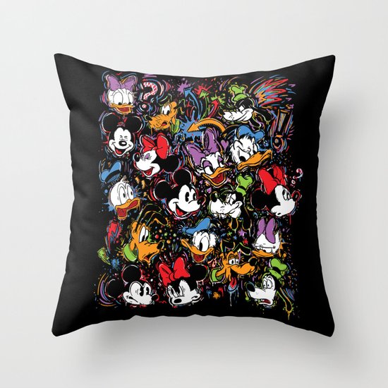 Emotion Explosion Throw Pillow