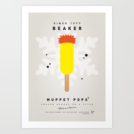 My MUPPET ICE POP - Beaker Art Print