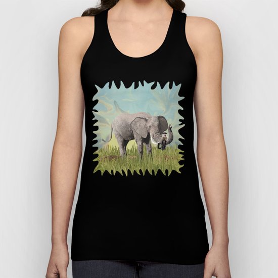 Monkeying Around the Trunk Unisex Tank Top