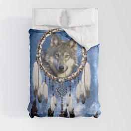 Wolf and Dream Catcher Comforter