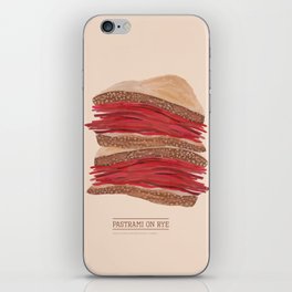 Pastrami on Rye iPhone Skin