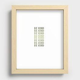 BE KIND OMBRE Recessed Framed Print