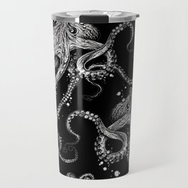 Octopus (black) Travel Mug