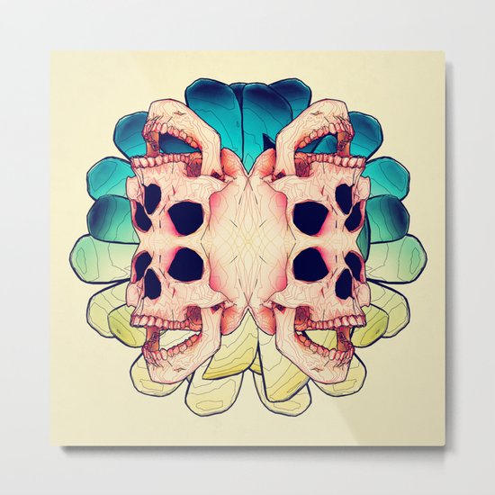 The Human Virus Metal Print