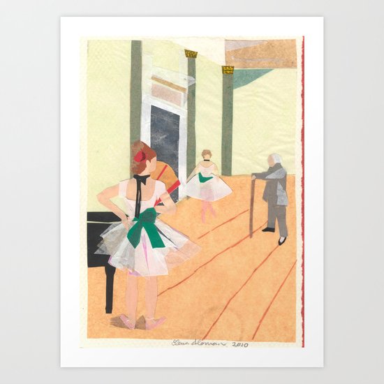 The Ballet Lesson Art Print