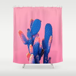 Cactus on pink. Shower Curtain
