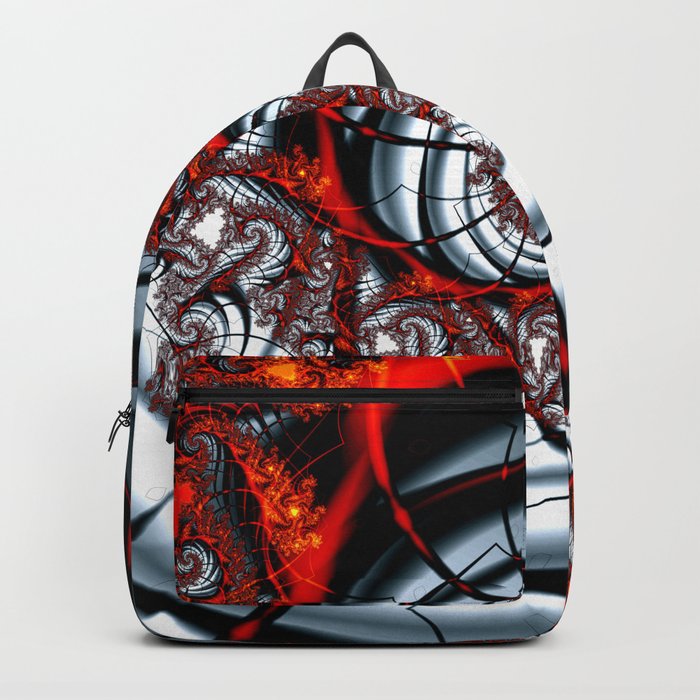Fractal Art - Burning Web Backpack