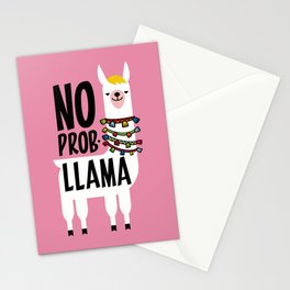 No Prob-Llama Stationery Cards
