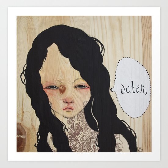 Trifecta - Water Art Print