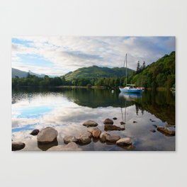 Sailing boat, Ullswater, Lake District Canvas Print