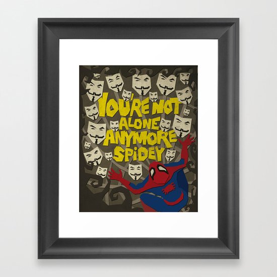 Paper Crossover - On The Web Framed Art Print