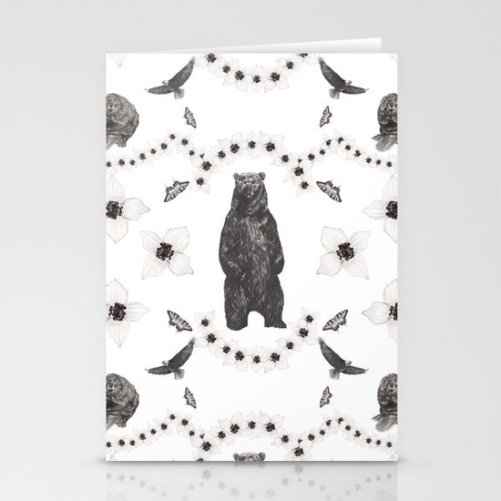 North America's Flora and Fauna Stationery Cards