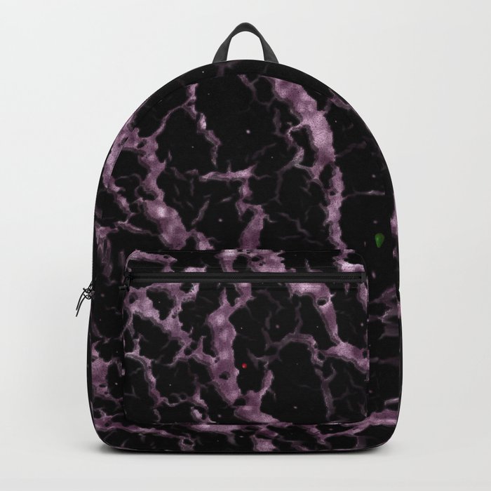 Cracked Space Lava - Glitter Pink Backpack