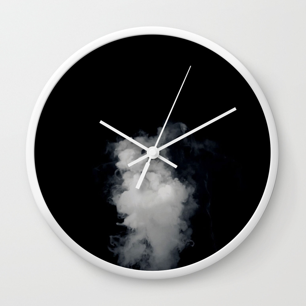 Smoke In The Dark Aesthetic Wall Clock By Dvrk Society6 Time seems to pass more natural, plus they look more aesthetic on the walls. smoke in the dark aesthetic wall clock by dvrk